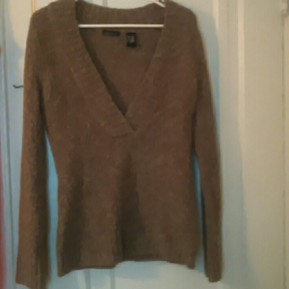 Brown wool sweater
